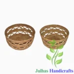 DATE LEAF VEGETABLE BASKET MANUFACTURER AND EXPORTER JULHAS HANDICRAFTS BANGLADESH