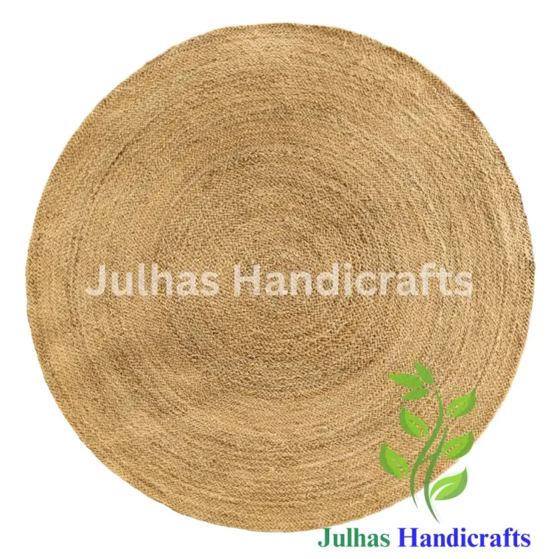 NATURAL JUTE ROUND FLOOR RUG