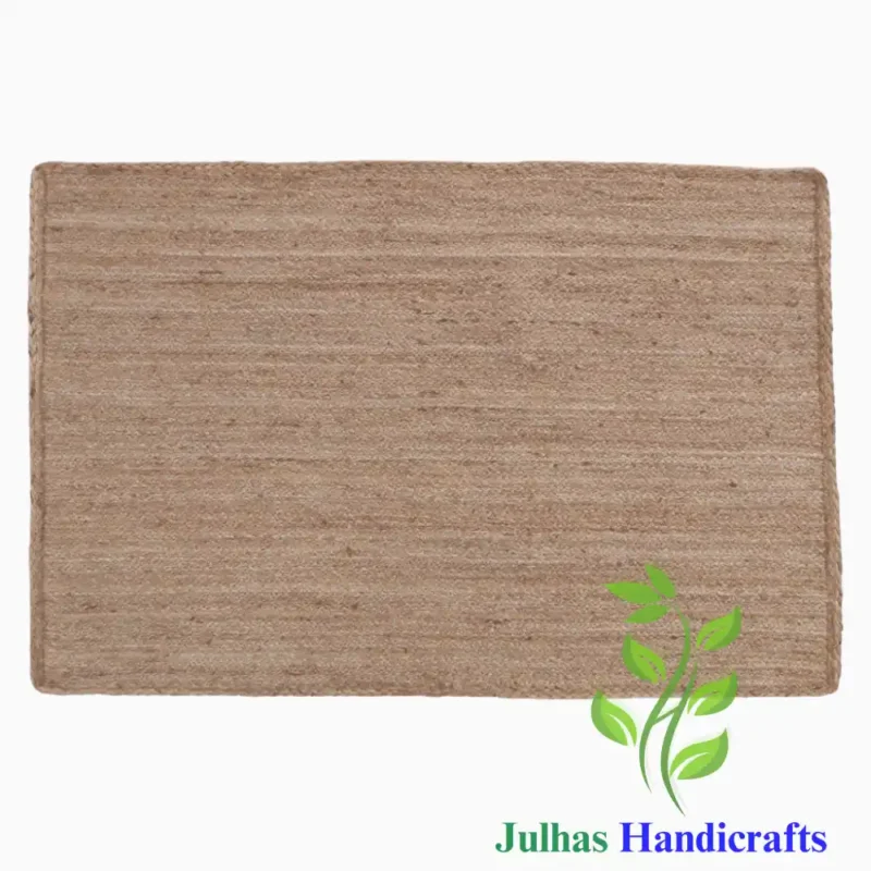 JUTE RECTANGULAR FLOOR RUG NATURAL