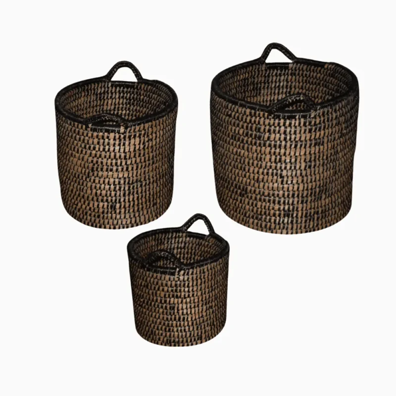 KAISA-PLASTIC-ROUND-PLANTER-WITH-HANDLE MANUFACTURER AND EXPORTER JULHAS HANDICRAFTS BANGLADESH