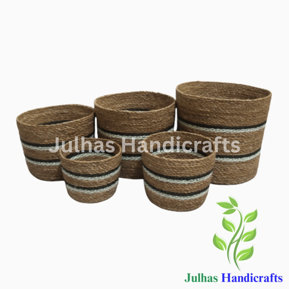 Round Cylinder Black & White Stripe JH ROUND CYLINDER BLACK & WHITE STRIPE - Image 1