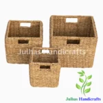 SQUARE CYLINDER METAL FRAME WITH CUTOUT HANDLE