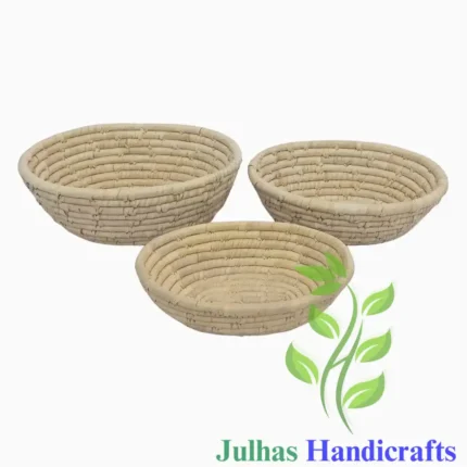 DATE LEAF OVAL BASKET MANUFACTURER AND EXPORTER JULHAS HANDICRAFTS BANGLADESH