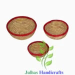 DATE LEAF ROUND BOWL MANUFACTURER AND EXPORTER JULHAS HANDICRAFTS BANGLADESH