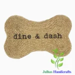 DINE DASH BOWL DOG JUTE MAT
