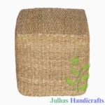 SEAGRASS SQUARE CUBE POUF MANUFACTURER AND EXPORTER JULHAS HANDICRAFTS BANGLADESH