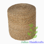 SEAGRASS ROUND CUBE POUF MANUFACTURER AND EXPORTER JULHAS HANDICRAFTS BANGLADESH