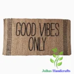 GOOD VIBES ONLY JUTE MAT