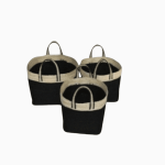 JUTE BREADED ROUND CYLINDER WITH HANDLE MANUFACTURER AND EXPORTER JULHAS HANDICRAFTS BANGLADESH