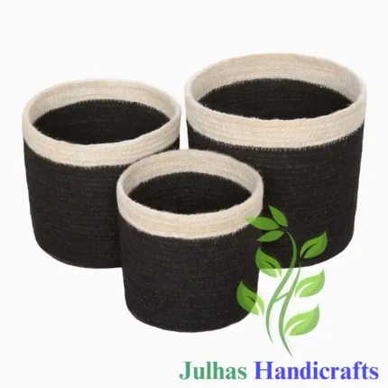 JUTE DRAWSTRING ROUND CYLINDER MANUFACTURER AND EXPORTER JULHAS HANDICRAFTS BANGLADESH