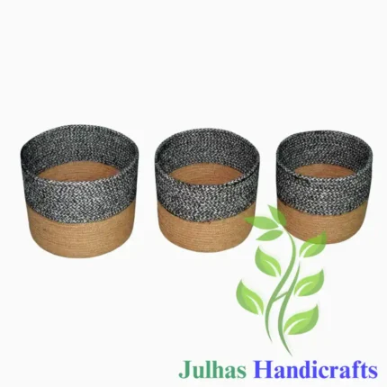 JUTE ROPE ROUND CYLINDER MANUFACTURER AND EXPORTER JULHAS HANDICRAFTS BANGLADESH