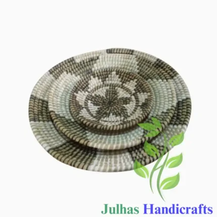 KAISA & PLASTIC ROUND PLATE MANUFACTURER AND EXPORTER JULHAS HANDICRAFTS BANGLADESH