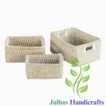 KANS GRASS and PLATIC KITCHEN BASKET WITH CUTTING HANDLE MANUFACTURER AND EXPORTER JULHAS HANDICRAFTS BANGLADESH