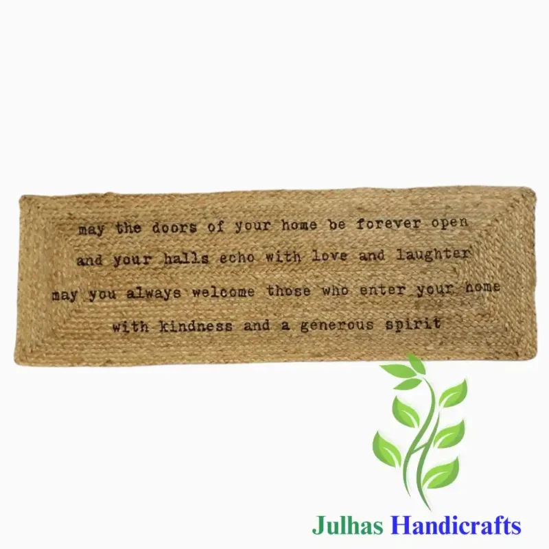 MAY THE DOOR LONG JUTE MAT