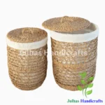 NET STYLE ROUND U-SHAPED LAUNDRY BASKET