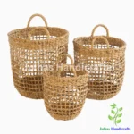 SEA GRASS NET U-SHAPE CYLINDER WITH HANDLE