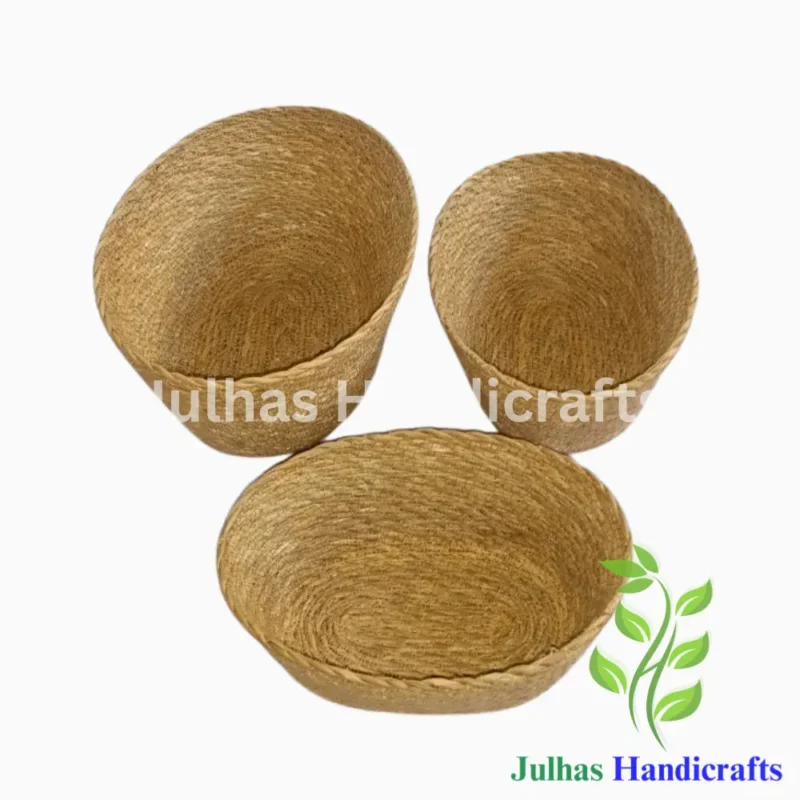 SEA GRASS OVAL CONICAL BASKET
