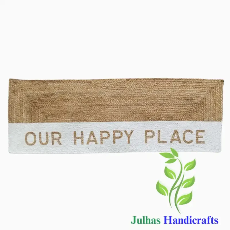 OUR HAPPY PLACE JUTE MAT
