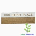 OUR HAPPY PLACE JUTE MAT V2