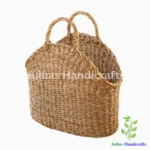 SEAGRASS OVAL BAG WITH HANDLE