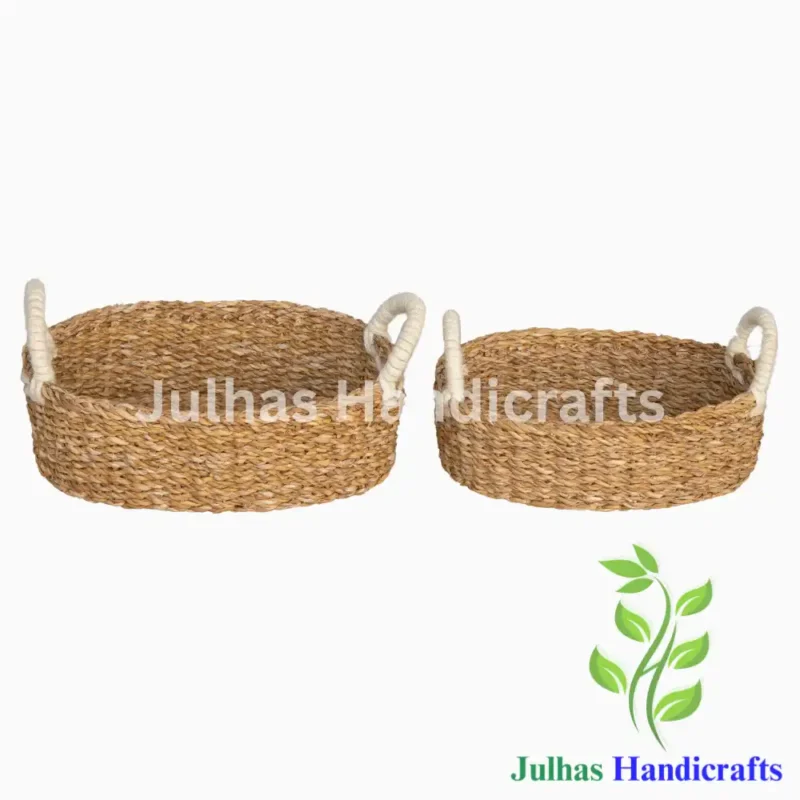 OVAL BASKET WITH HANDLE