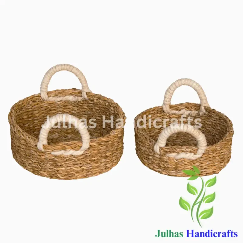 ROUND BASKET WITH HANDLE