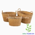 OVAL BASKET WITH HANDLE