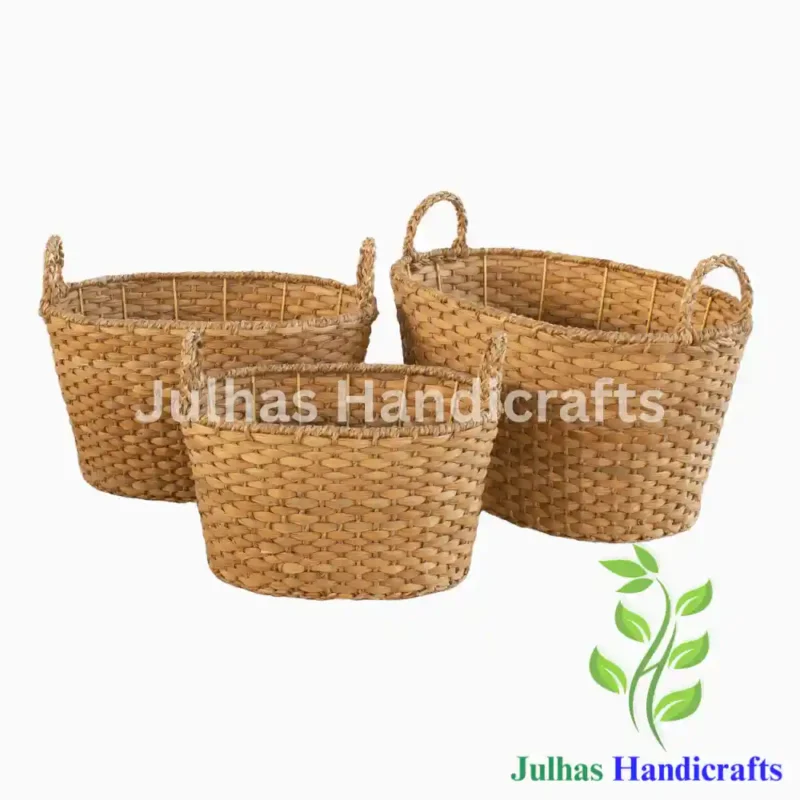OVAL BASKET WITH HANDLE