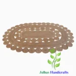 OVAL DESIGN JUTE RUG