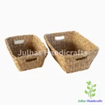 SEAGRASS RECTANGULAR CONICAL BASKET