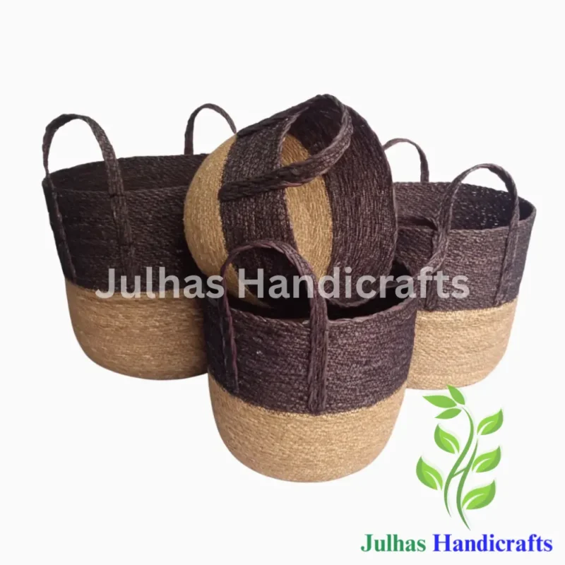 U-SHAP ROUND BIG PLANTER WITH HANDLE