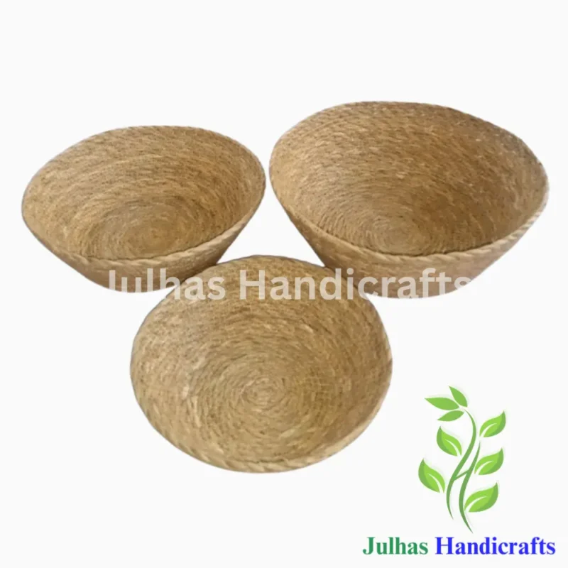 SEA GRASS ROUND CONICAL BASKET