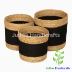 SEA GRASS & JUTE ROUND CYLINDER