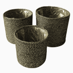 ROUND CYLINDER WITH LINING MANUFACTURER AND EXPORTER JULHAS HANDICRAFTS BANGLADESH