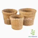 SEA GRASS ROUND FOLDING BUCKET