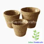 SEA GRASS ROUND FOLDING PLANTER