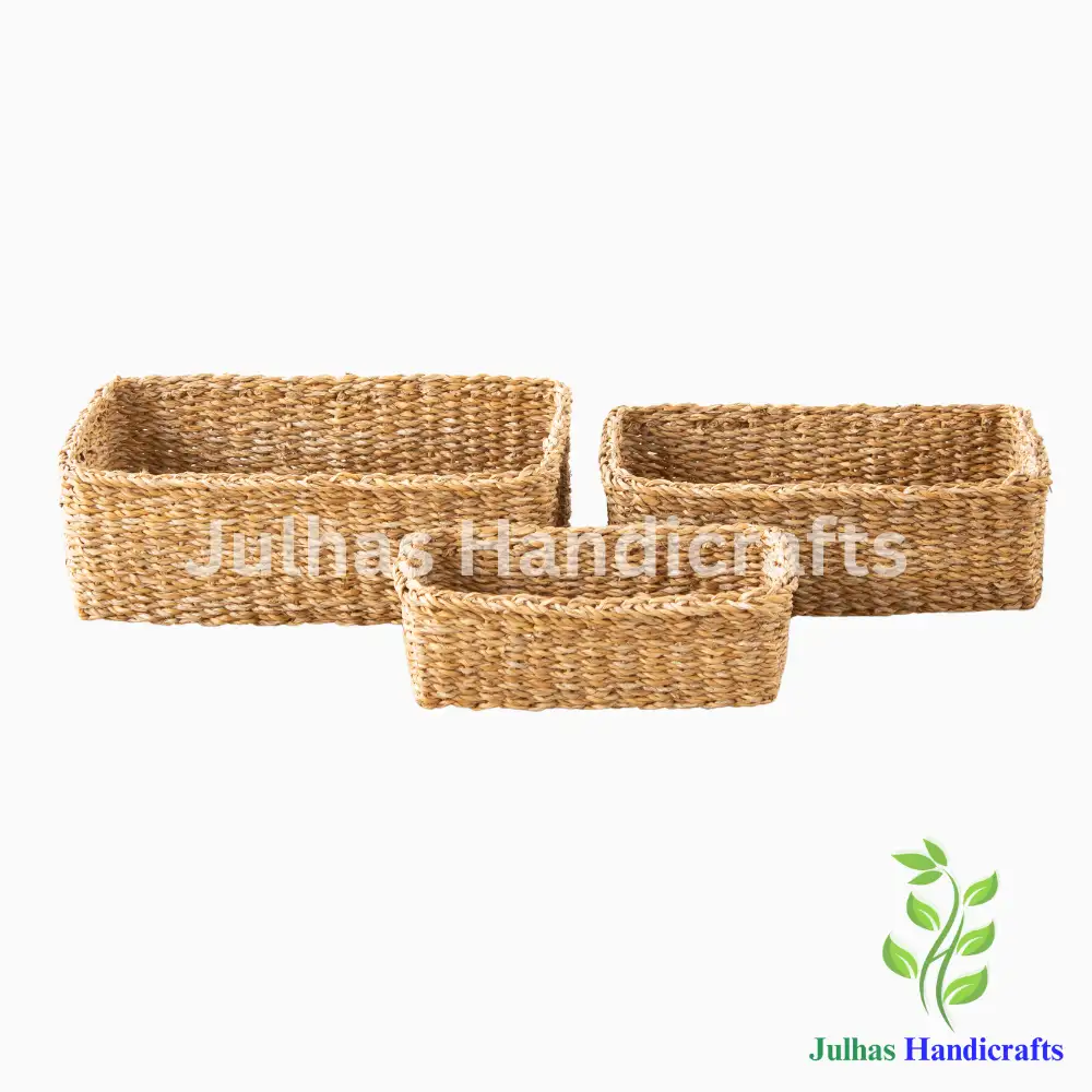 Rectungle Bread Basket JH SEA GRASS RECTANGULAR BREAD BASKET - Image 1