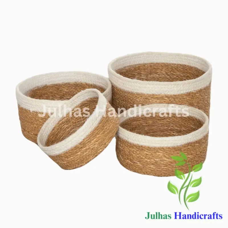 SEA GRASS AND JUTE ROUND CHAKA
