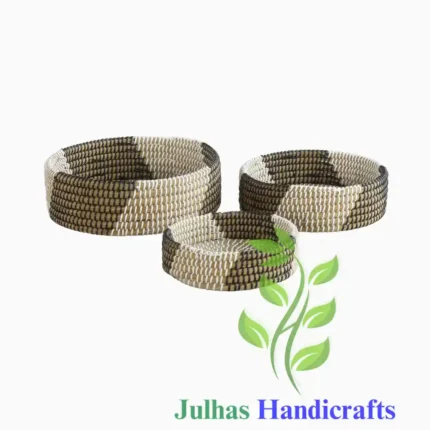 KANS GRASS and PLATIC ROUND CHAKA MANUFACTURER AND EXPORTER JULHAS HANDICRAFTS BANGLADESH