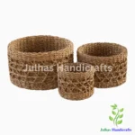 SEA GRASS ROUND FOLD DESIGN BASKET