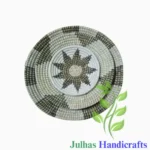 KANS GRASS and PLATIC Round Plate MANUFACTURER AND EXPORTER JULHAS HANDICRAFTS BANGLADESH