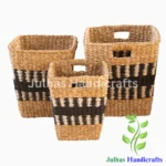 SQUARE CONICAL LOG BASKET