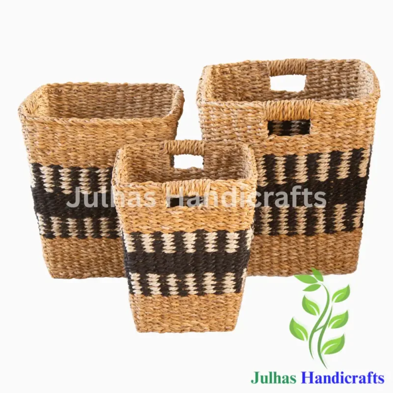 SQUARE CONICAL LOG BASKET