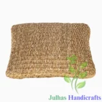 SEAGRASS SQUARE CAPSULE POUF MANUFACTURER AND EXPORTER JULHAS HANDICRAFTS BANGLADESH