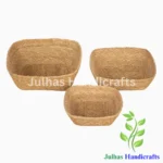 SEA GRASS SQUARE CONICAL BASKET