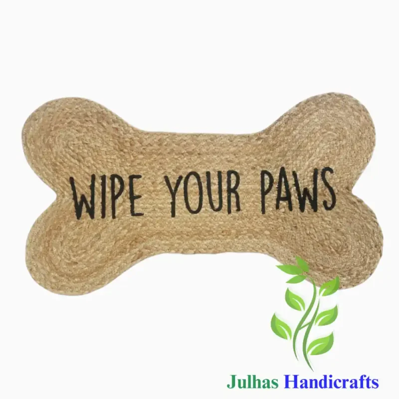 WIPE YOUR PAWS JUTE MAT