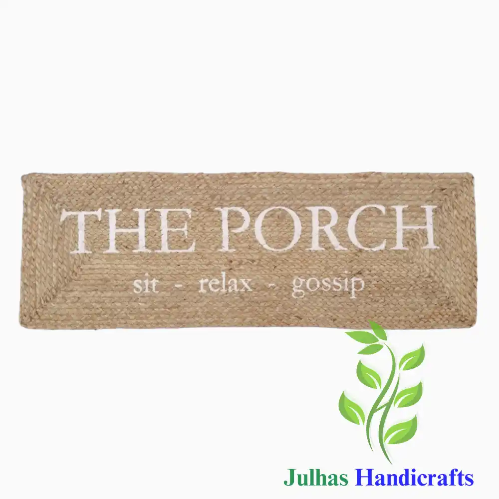 X-LONG PORCH DOOR JUTE MAT LONG PORCH DOOR JUTE MAT - Image 1