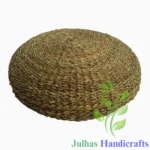 SEAGRASS ROUND CAPSULE POUF MANUFACTURER AND EXPORTER JULHAS HANDICRAFTS BANGLADESH