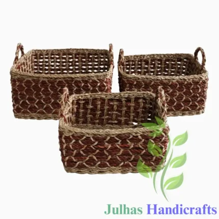 RECTANGULAR DESIGN KITCHEN BASKET WITH HANDLE