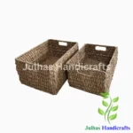 RECTANGLE BASKET WITH HANDLE